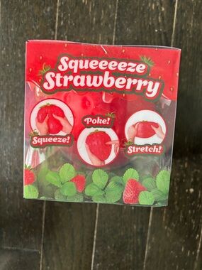Squeezy Squishy  Strawberry new in box